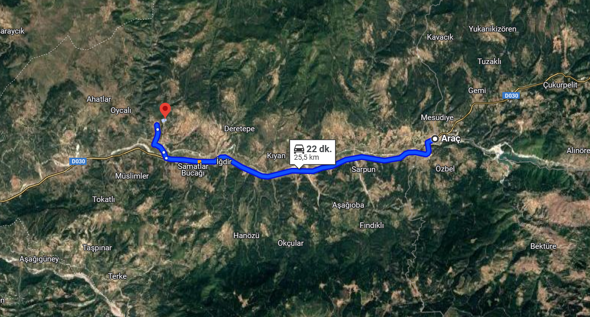 KASTAMONU ARAÇ SALTUKLU  KÖYÜNDE  1.137  M² TARLA SATILIKTIR - KASTAMONU ARAÇ fotoğraf 4